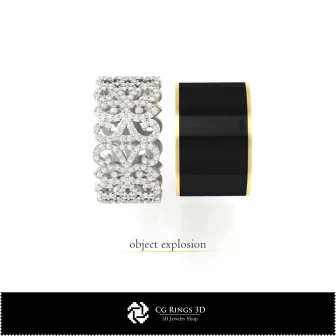 Joyería-Conjunto de joyería CAD 3D, Joyería CAD 3D, Anillos CAD 3D, Colgantes CAD 3D, Conjuntos de joyería CAD 3D, Anillos de