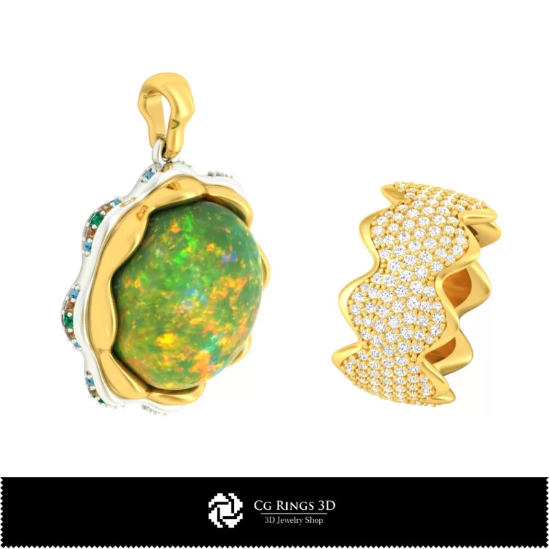 Schmuckset - Schmuck 3D CAD