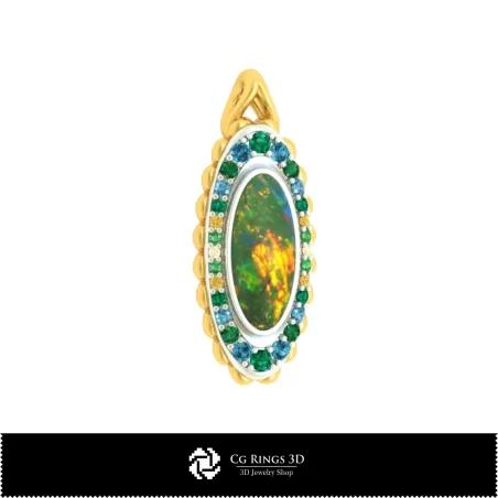 Schmuck-Schmuckset 3D-CAD