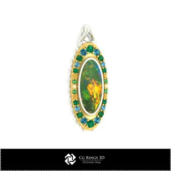 Bijuterii-Set bijuterii CAD 3D, Bijuterii CAD 3D, Inele CAD 3D, Pandantive CAD 3D, Seturi de bijuterii CAD 3D, Inele cu opal