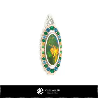 Bijuterii-Set bijuterii CAD 3D, Bijuterii CAD 3D, Inele CAD 3D, Pandantive CAD 3D, Seturi de bijuterii CAD 3D, Inele cu opal