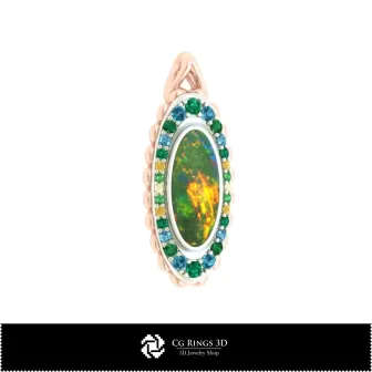 Bijuterii-Set bijuterii CAD 3D, Bijuterii CAD 3D, Inele CAD 3D, Pandantive CAD 3D, Seturi de bijuterii CAD 3D, Inele cu opal