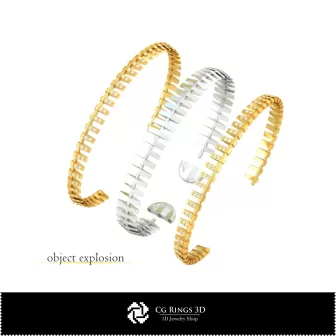 Schmuck-Schmuckset 3D-CAD Schmuck 3D-CAD, Schmucksets 3D-CAD