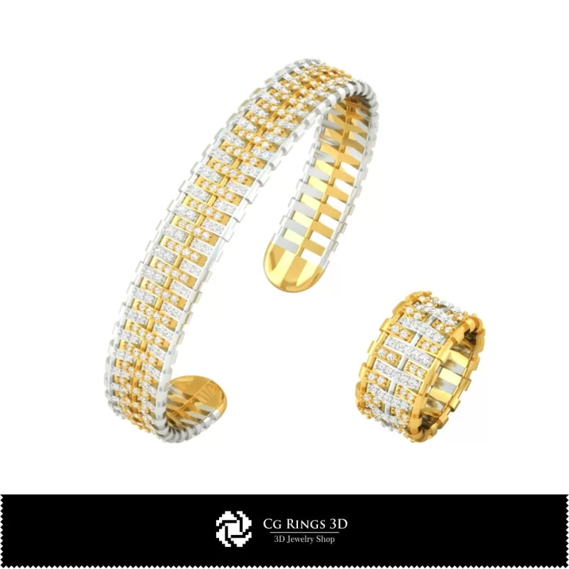 Gioielleria-Set di Gioielli CAD 3D