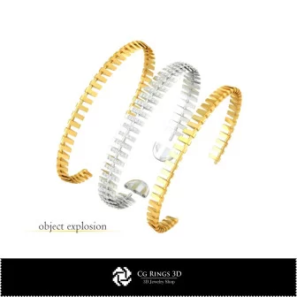 Set di Gioielli - Gioielleria CAD 3D per la Casa, CAD 3D per Gioielli, Set di Gioielli CAD 3D