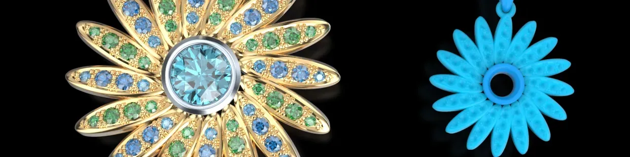 Colgantes 3D gratuitos - Modelos CAD profesionales de joyería para diseñadores