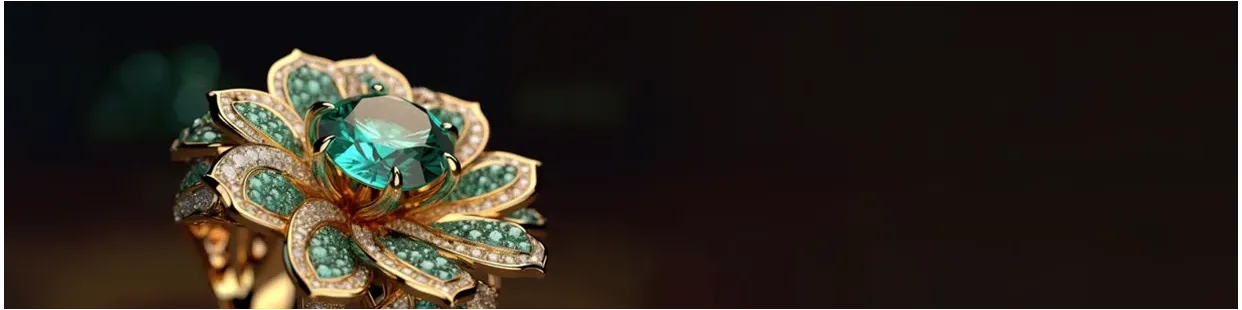 KI Ringe 3D CAD Modelle - KI‑generierte Ringdesigns für Juweliere