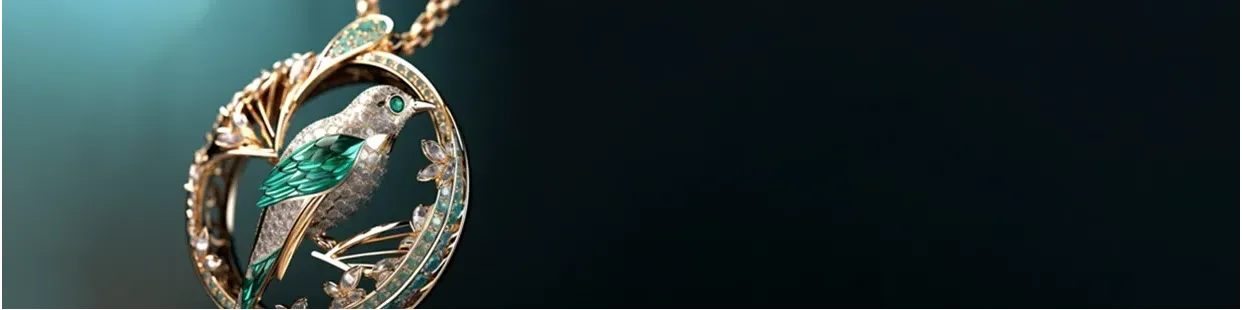 Colgantes de IA 3D CAD - Diseños de joyería generados por IA | CGRings3D