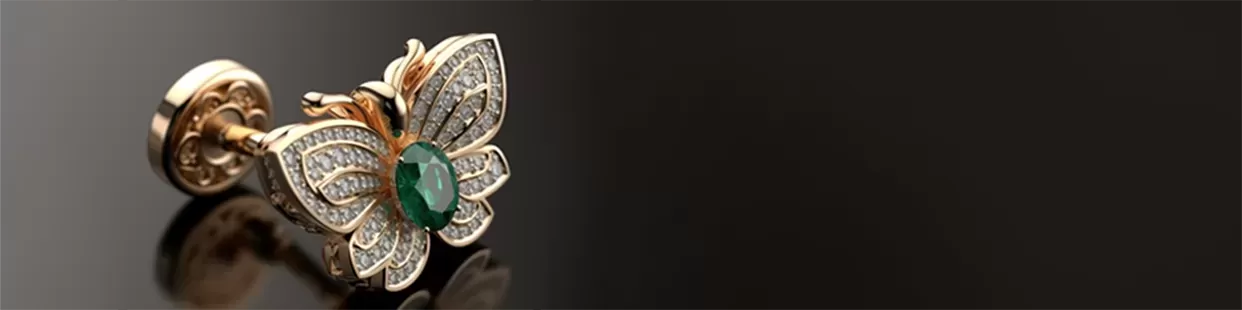 Modelos CAD 3D de gemelos de IA - Diseños de joyería generados por IA | CGRings3D