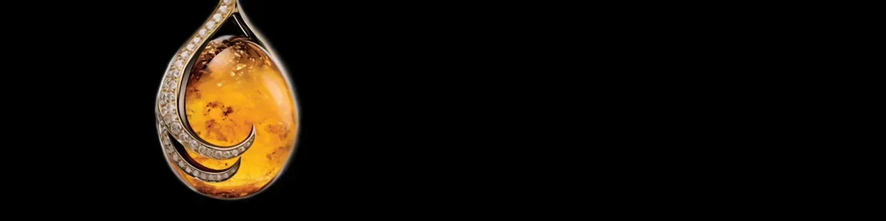 AI琥珀珠宝3D CAD模型 - 珠宝商的高级设计