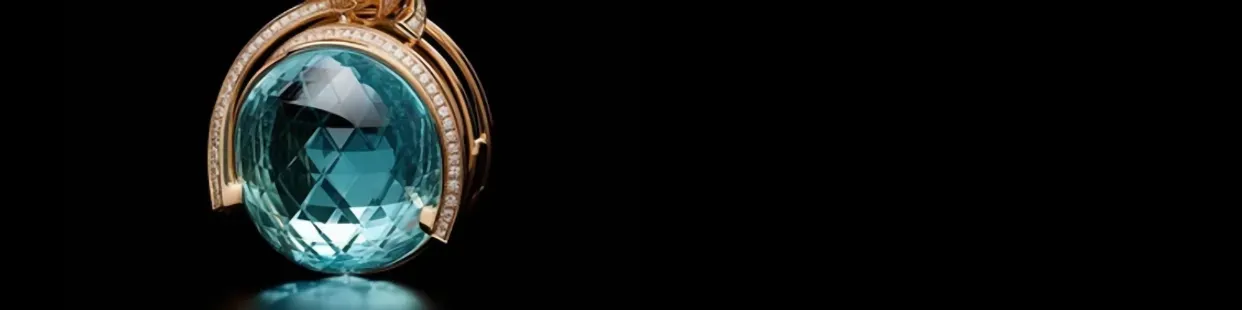 AI Aquamarin‑Schmuck 3D‑CAD‑Modelle – Premium‑Designs für Juweliere