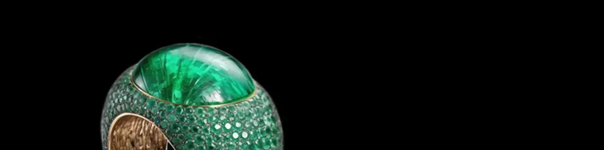 AI - Jewelry with Emerald.AI.PRECIOUS STONES.AI .3D CAD.3D.