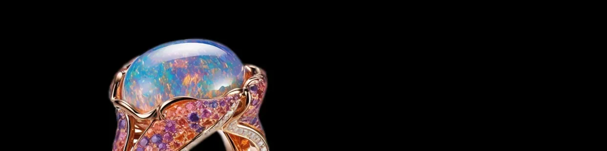 AI - Jewelry with Opal.AI.PRECIOUS STONES.AI JEWELRY.3D CAD.3D.