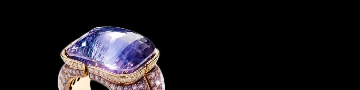 Modèles 3D CAD de bijoux en tanzanite générés par IA - Designs imprimables premium