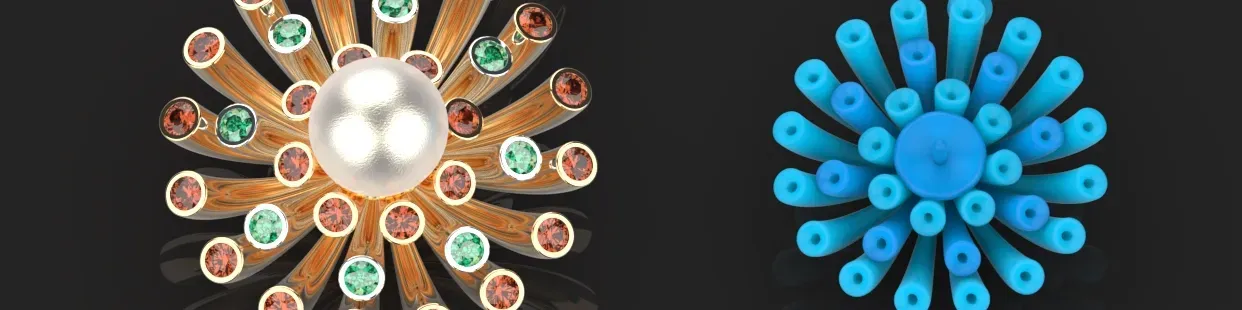 Ciondoli 3D CAD - Modelli di Ciondoli Professionali per Gioielli | CGRINGS3D