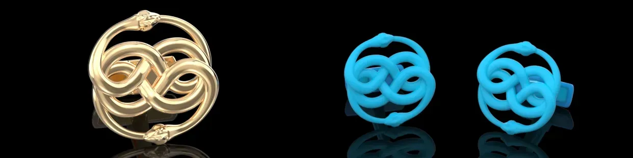 袖扣 3D CAD – 专业珠宝袖扣模型 | CGRINGS3D