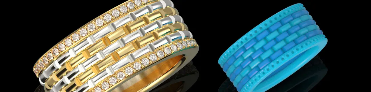 3D Wedding Bands.Jewelry CAD Designers.Jewelry Modeling.3D CAD.3D.