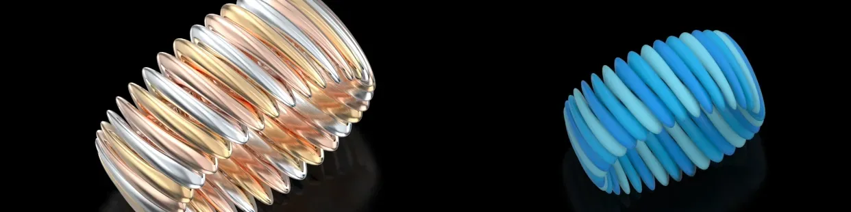 Anillos de Cóctel Modelos 3D CAD - Diseños de Anillos Declarativos de Lujo