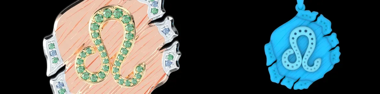 Ciondoli Zodiacali 3D – Modelli CAD Premium per Designer di Gioielli