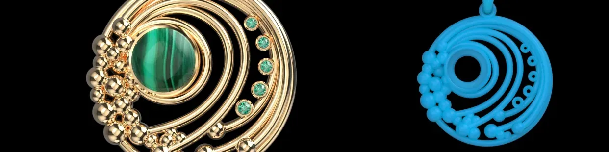 3D Kugelanhänger – Premium Schmuck CAD Modelle für Profis