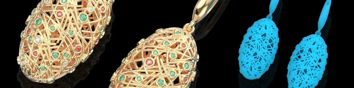 3D Drop Earrings.Jewelry CAD Design.Jewelry Modeling.3D CAD.3D.