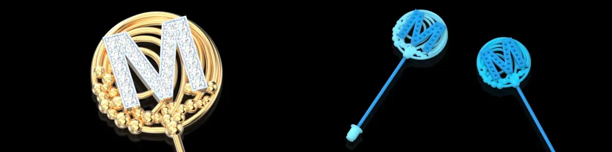 3D 胸针别针 CAD 模型 | 专业人士的珠宝 3D 设计