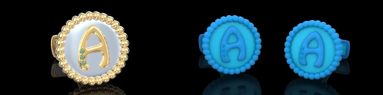 Modelos CAD de Gemelos Clásicos 3D – Diseños 3D Profesionales para Joyería