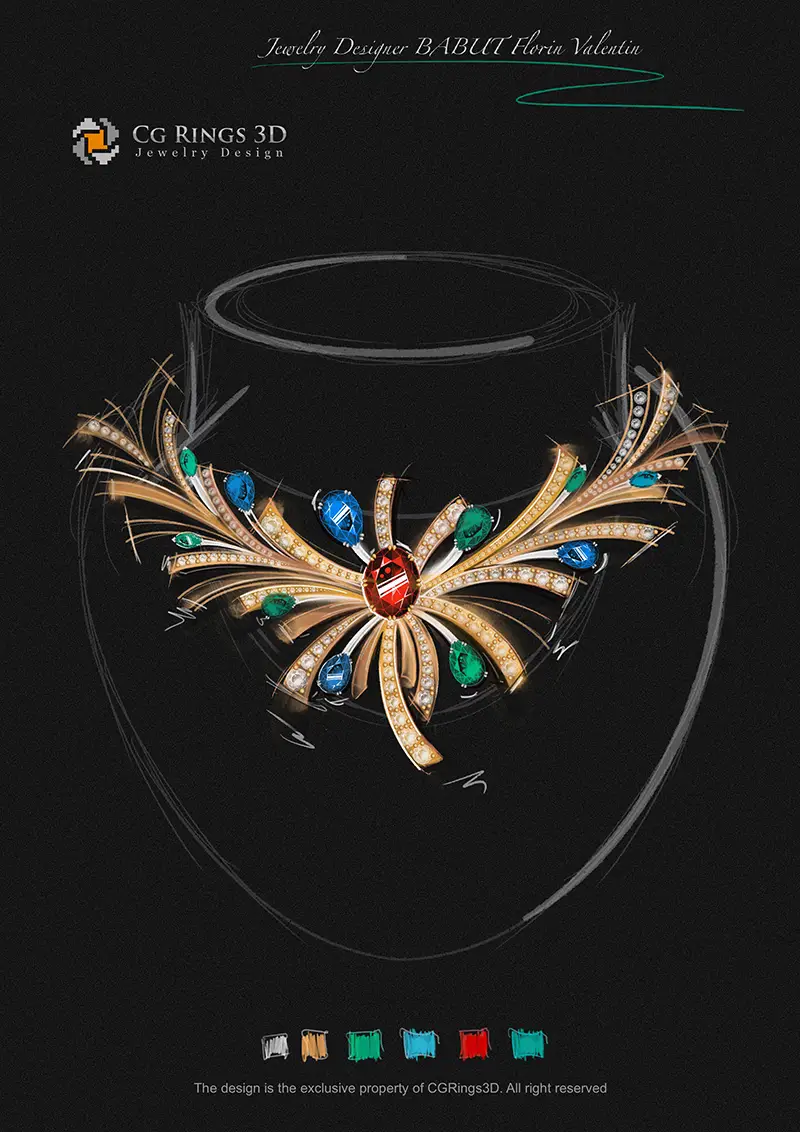 Necklace Design Jewelry