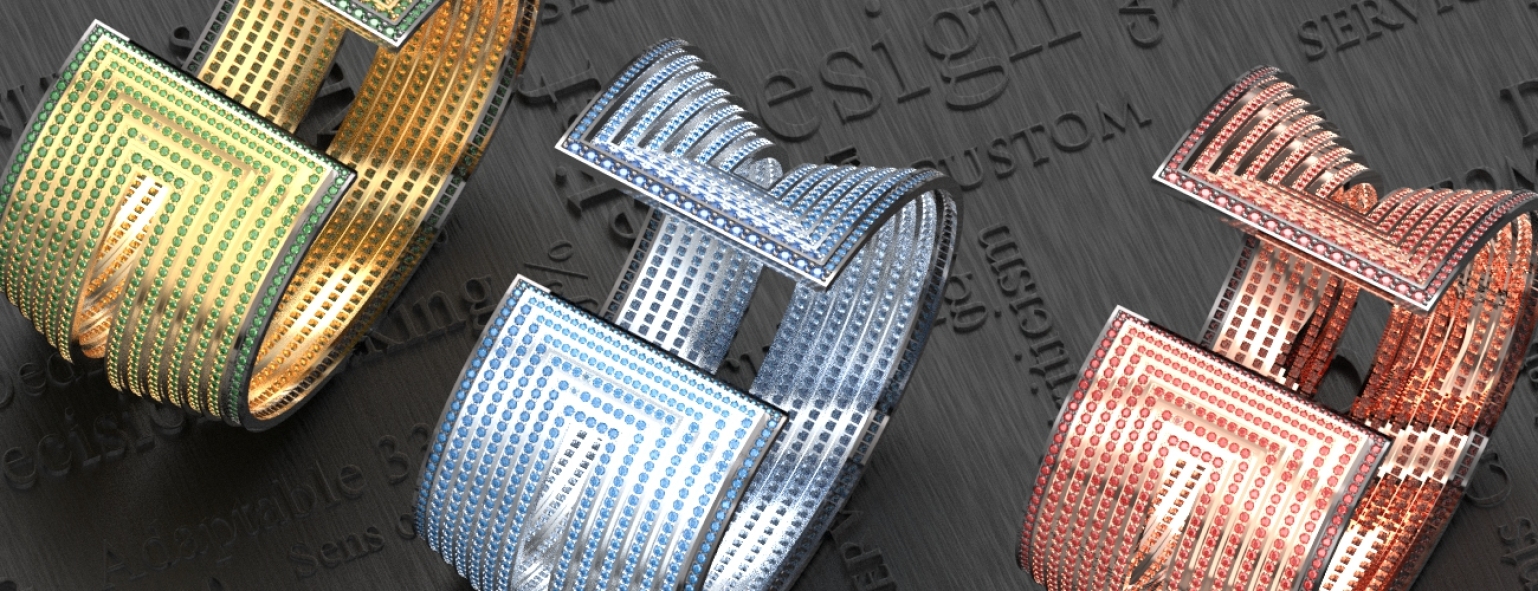 Unique Bracelet - Jewelry 3D CAD