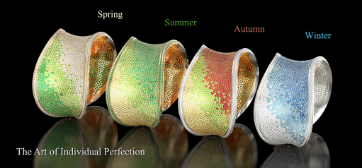 Unique Seasons Bracelet  - Jewelry 3D CAD